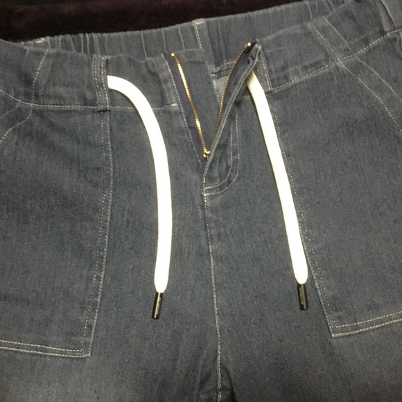 Women’s Jeans (Med) Drawn String Straight Leg - Picture 7 of 7